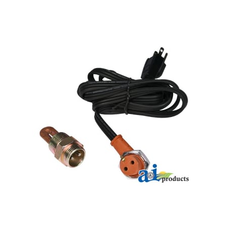 A & I Products Heater, Engine Block Frost Plug w/ 3/4" NPT 4.5" x4.5" x3" A-5B360